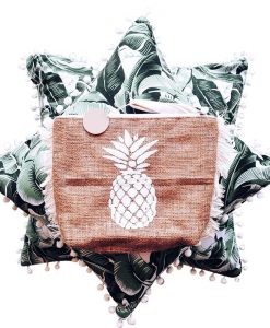 Pineapple Clutch White